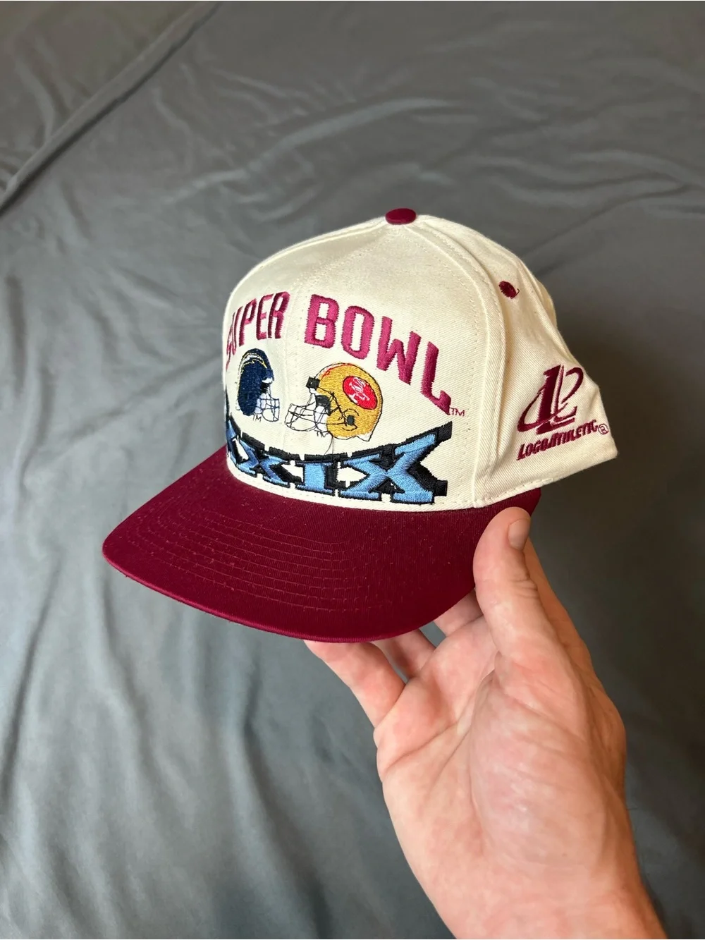 Vintage Logo Athletic / NFL / SF 49ers VS San Diego Chargers Super Bowl Snapback